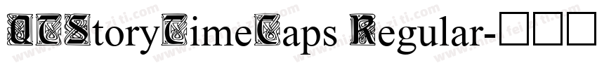 QTStoryTimeCaps Regular字体转换